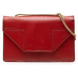 Autre Marque Bolsa de Ombro Saint Laurent Betty Chain Vermelho