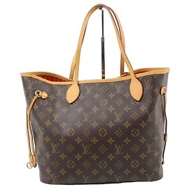 Louis Vuitton Neverfull Trianon Toile and Leather 30 Marrone