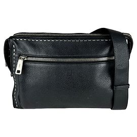 Borsa a Tracolla Fendi Selleria Nero