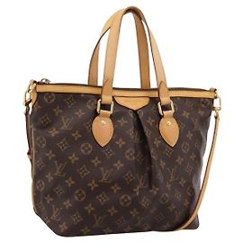 Louis Vuitton Palermo Monogram Canvas PM Braun