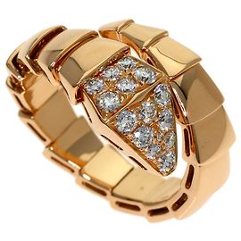 Bulgari Bvlgari Serpenti M Diamantring in 18K Roségold Andere