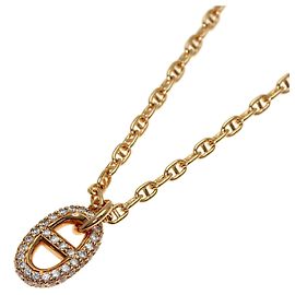 Hermès Collar Hermes Chaine d'Ancre Farandole PM Diamantes Otro