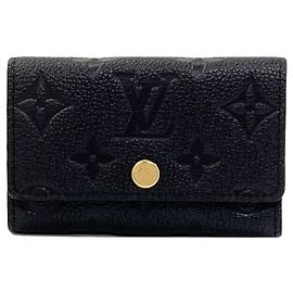 Louis Vuitton Empreinte Keycase in Noir Black