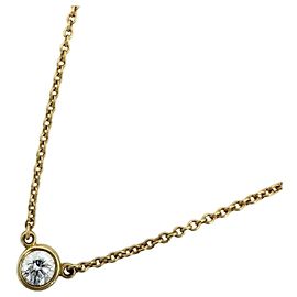 Autre Marque Tiffany & Co. By the Yard Single Diamond Pendant Necklace Other