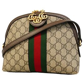 Gucci Ophidia Shoulder Bag 499621 in Brown Brown