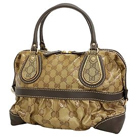 Bolso Gucci GG Crystal Castaño