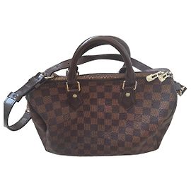 Louis Vuitton Speedy 30 Damier Ebene Handtasche Braun Damier ebene