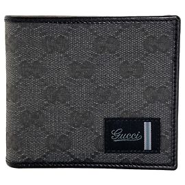Cartera bi-fold Gucci 224117 GG Supreme Negro