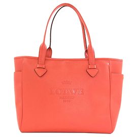 Borsa Tote Loewe Heritage Rosso