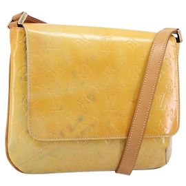 LOUIS VUITTON Monogram Vernis Thompson Street Bag Gris M91008 LV Auth ep15855 Gris