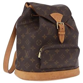 Mochila LOUIS VUITTON Monogram Montsouris MM M51136 LV Auth 198905 Monograma