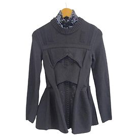 Autre Marque Christian Dior Pullover dunkelblau T.34 Blau
