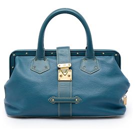 Borsa Louis Vuitton Suhali Lingenieux PM Blu Blu
