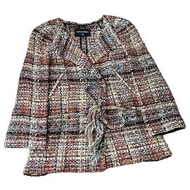 Giacca Chanel in Tweed Multicolore Color-Block Multicolore