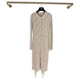 Cardigan Long Fendi Imprimé Floral Multicolore Viscose Multicolore