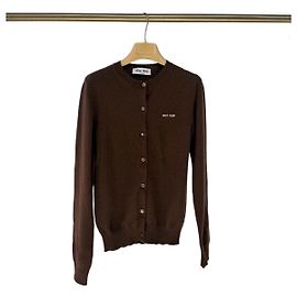 Miu Miu Strickpullover aus Kaschmir Braun Größe 36 Mehrfarben