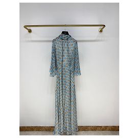 Vestido de costas nuas multicolor Céline em poliéster Multicor