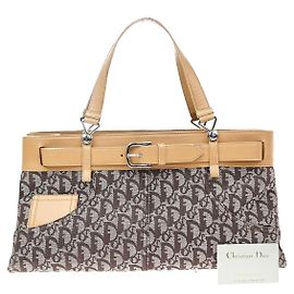Christian Dior Vintage CD trotter Canvas Marrom
