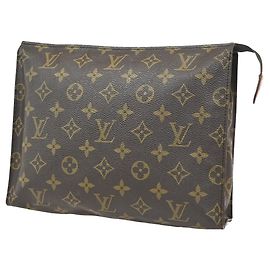 Neceser Louis Vuitton Monogram Canvas 26 Castaño