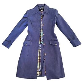 Abrigo azul Versace Jeans Couture Azul