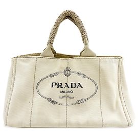 Prada Canapa Canvas Mini Bege