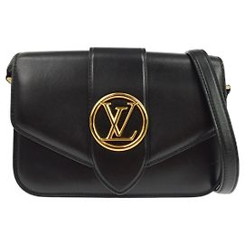Louis Vuitton LV Pont 9 Soft Leather MM Noir