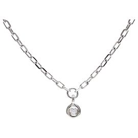 GUCCI Double G Diamond Bracelet in 18K White Gold Silvery