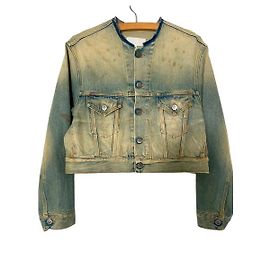 Maison Martin Margiela Maison Margiela Distressed Denim Jacket - Spring/Summer 2022 Blue
