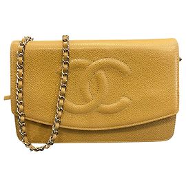 Bolsa Chanel CC Caviar Wallet On Chain 2003 Outro