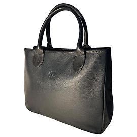 Saco cabas Longchamp em couro preto Preto