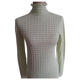 Pull Zapa Positano en maille ajourée - Vert Anis Vert clair
