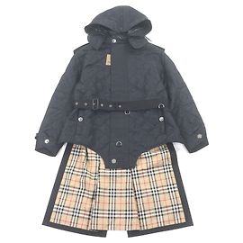 Casaco de nylon Burberry Nova check Preto