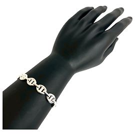 Hermès Hermes Enchaine Silver Armband Silber