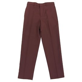 Pantalones de gabardina de lana Jil Sander Castaño