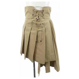 Autre Marque Jupe Christian Dior Beige Beige