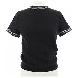 Hermès Hermes Dors Les Boucles Cashmere Blend Knit Black