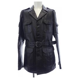 Yves Saint Laurent Giacca in pelle Saint Laurent 549285 YC2UI Nero