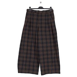 Autre Marque Weite Karohose Schwarz