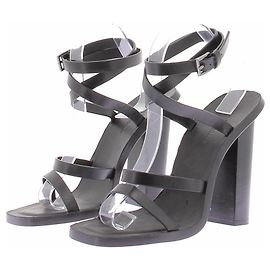 Max Mara Schwarze Absatzsandalen Schwarz