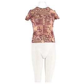 Autre Marque Top ajusté MIAOU écru Beige