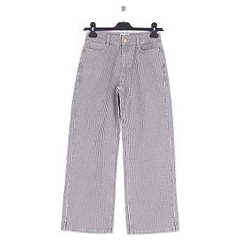 Autre Marque Damson Madder Karo Jeans Grau Baumwolle US 25 Grau