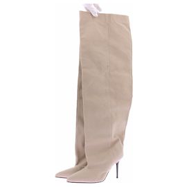 Iro Cuissardes en denim beige Beige