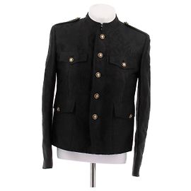 Autre Marque Giacca ufficiale nera SAINT LAURENT in cotone M Nero