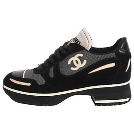 Chanel Absatz-Sneaker Black 24C - Größe EU 39.5 Schwarz