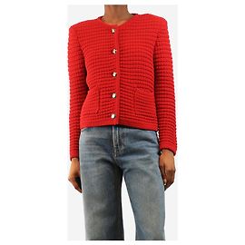 Ba&Sh Cardigã Gaspard vermelho - tamanho M Vermelho