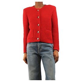 Ba&Sh Roter Gaspard Cardigan - Größe M Rot