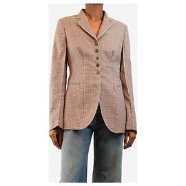 Stella Mc Cartney Multicolour Houndstooth blazer - size UK 8 Multiple colors