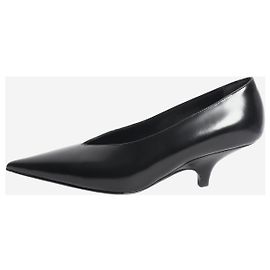 Totême Escarpins kitten pumps en cuir nappa noir - size EU 38 Noir