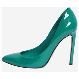 Gucci Green patent leather pumps - size EU 39 Green