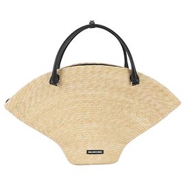 Saco de praia em couro Balenciaga Marrom Preto
